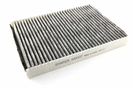 Фильтр салонный Citroen C5, C6 08-/ Peugeot 407 08- угольный SHAFER SAK437