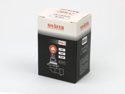 Лампа галогеновая HB4 12V 55W P22D SHAFER SL1015 (фото 1)
