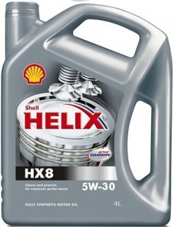 Олива моторна Helix HX8 5W-30 4л A3/B3, A3/B4 SHELL 550040422