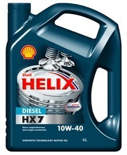 Олива моторна Helix HX7 Diesel 10W-40 4л A3/B3, A3/B4 SHELL 550040425