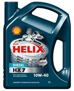 4л Масло полусинт. Helix HX7 Diesel 10W-40 API CF ACEA A3/B3, A3/B4 MB 229.3 VW505.00 Renault RN0710 SHELL 550040425