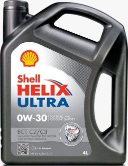 Олива моторна Helix Ultra ECT С2/C3 0W30 4л Univ SHELL 550042353