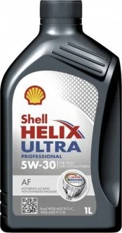1л Масло Helix Ultra Professional AF 5W-30 API SL, ACEA A5/В5 Ford WSS-M2C913-C/WSS-M2C913-D, Jaguar Land Rover STJLR.03.5003 SHELL 550046288