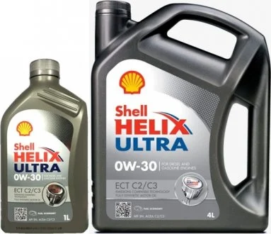 Масло моторн. Helix Ultra ECT C2/C3 0W-30 (Канистра 1л) SHELL 550046305