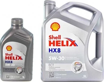 Масло моторное 5W-30 синтетика 1 л Helix HX8 ECT (VW 504.00/507.00) SHELL 550048140