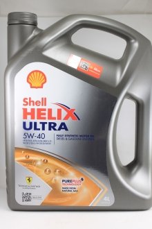 Масло моторное Helix Ultra 5W-40 4л SHELL ТОВ-У000005 (фото 1)