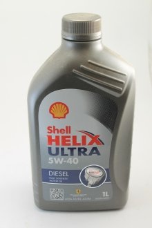 Масло моторное HELIX Ultra Diesel 5W40, 1л SHELL ТОВ-У001702 (фото 1)