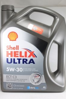 Масло моторное Helix Ultra ECT C3 5W-30 4л SHELL ТОВ-У505636 (фото 1)