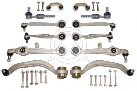 AUDI Комплект рычагов+тяги стаб.+наконечн.+болты крепления Passat, AUDI A4 SIDEM 37872