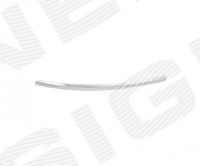 Молдинг на ґрати в бампері. AUDI (A6), 05 - 08 Signeda PAD99027MAL