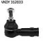SKF FIAT Наконечник рул.тяги пр./лев. Ducato 82-,Citroen C25,Peugeot J5 VKDY 312033