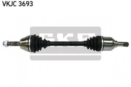 Полуось передняя левая, (634mm, 22/22z) FIAT Doblo 1.6 01- SKF VKJC 3693