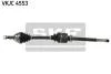 SKF PEUGEOT піввісь лів. L=845,5 mm 25/24 зуб. 205 I 1.9 CTI 87-94, 309 II (3C, 3A) 1.6 89-93 VKJC 4553