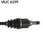 Приводной вал RENAULT Megane III &quot;L &quot;12-17 SKF VKJC 6199 (фото 3)