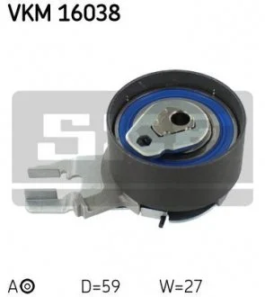 Ролик ремня ГРМ натяжной VOLVO S40/S60/S80/XC90/XC60 "2,0/2,5L "98>> SKF VKM16038