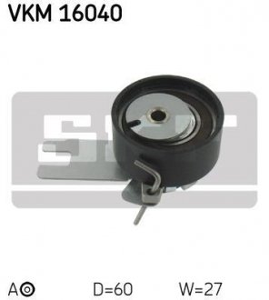 Ролик ременя ГРМ натяжний FORD/VOLVO Focus/Kuga/Mondeo/S40/S80 "2,4/2,5L "04>> SKF VKM 16040 (фото 1)