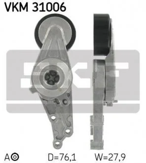 Натяжной ролик, поликлиновой ремень SKF VKM31006