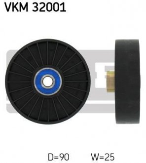 Натяжний ролик, поліклінового ременя (Пр-во) SKF VKM 32001