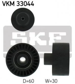 Ролик паразитний CITROEN/FORD/MAZDA/PEUGEOT/TOYOTA Berlingo/Fiesta/Focus/2/3/206/Aygo "1,4-1,6D "01> SKF VKM 33044