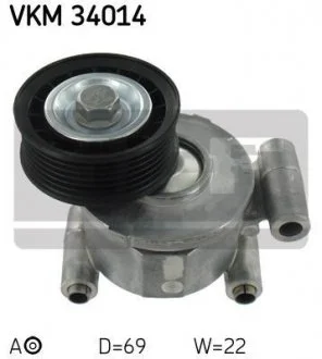 Натяжной ролик, поликлиновой ремень SKF VKM 34014