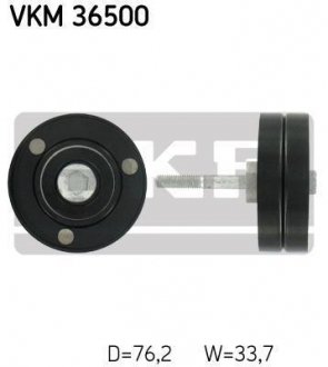 Паразитний / провідний ролик, полікліновий ремінь SKF VKM 36500 (фото 1)