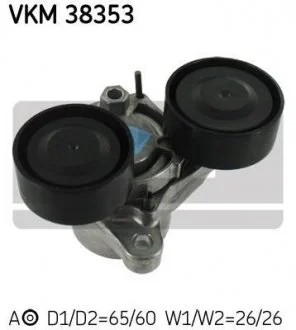Ролик ременя ГРМ натяжний BMW 3/5/6/7/X1/X5/X6 "2,0-3,0 "07>> SKF VKM38353