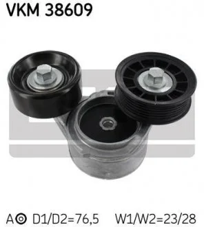 JEEP Ролики с натяжителем ремня Grand Cherokee 3,7-4,7 01- SKF VKM 38609