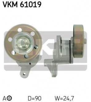 Натяжний ролик, полікліновий ремінь SKF VKM 61019