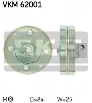 Натяжний ролик, полікліновий ремінь SKF VKM 62001
