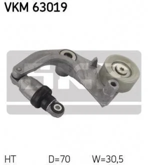 Натяжной ролик, поликлиновой ремень SKF VKM 63019