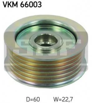 Фото паразитный / ведущий ролик, поликлиновой ремень SKF VKM 66003 Паразитный / ведущий ролик, поликлиновой ремень SKF VKM 66003
