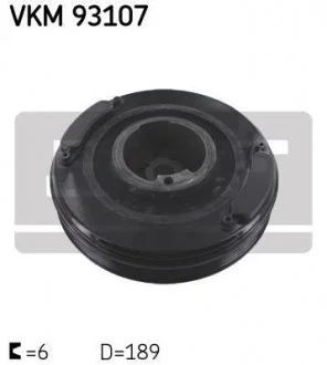 Шкив коленвала SKF VKM 93107