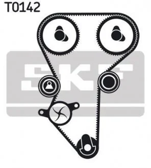 Роликовый модуль натяжителя ремня (ролик, ремень) SKF VKMA 03213 (фото 1)
