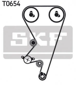 Комплект ГРМ (ремень+ролик)) SKF VKMA 05202
