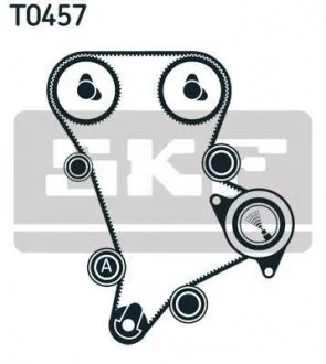 Комплект ремня ГРМ SKF VKMA 94509-2