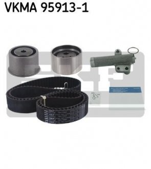 Комплект ГРМ (ремінь+ролик))) SKF VKMA 95913-1 (фото 1)