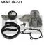 SKF К-т грм (рем.+ ролик + помпа) Ford Focus -04, Fiesta -02, Fusion -04 VKMC 04221