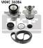 SKF RENAULT К-т ГРМ (ремень+2ролика+помпа) Laguna,Trafic,Nissan X-Trail,Qashqai 2.0dCI VKMC 36084