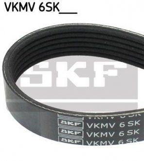 Полікліновий ремінь SKF VKMV 6SK1019 (фото 1)