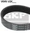 SKF Ремень П-клиновой 6EPK1090  (Elastic) CITROEN C4 1.6HDi 05- VKMV 6SK1090