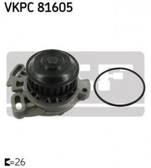 Фото 1 - водяний насос SKF VKPC 81605 Водяний насос SKF VKPC 81605 (фото 1)