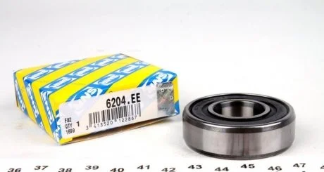 Стандартний кульковий підшипник d20-D47-W14 SNR NTN 6204.EE (фото 1)