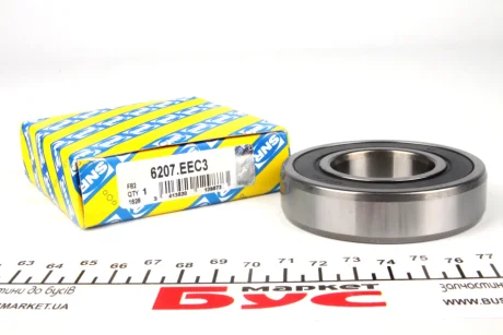 Подшипник подвесной 35x72x17 SNR NTN 6207.EE.C3