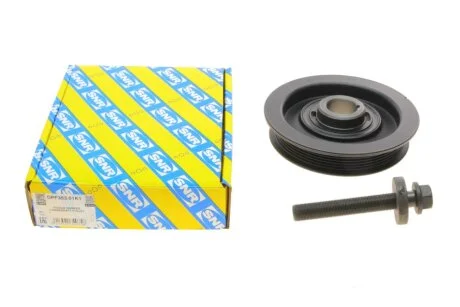 Шкив коленвала (с болтом) Opel Astra G/Zafira A/Vectra B/ 2.2DTI SNR NTN DPF353.01K1