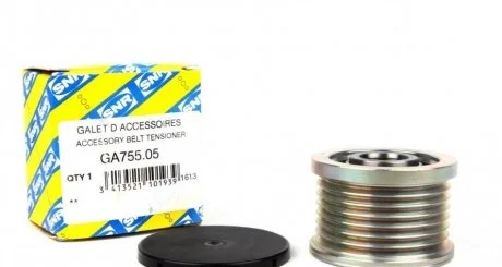 Шкив-бендикс Mazda 6/Renault 1.8/1.9dCi/2.0/2.0dCi/2.3 08.02- SNR NTN GA755.05