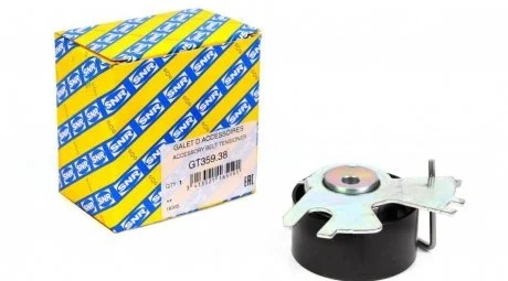 Ролік натяжника паска ГРМ Ford/PSA 2.0 Hdi/2.0Tdci 09- SNR NTN GT359.38 (фото 1)