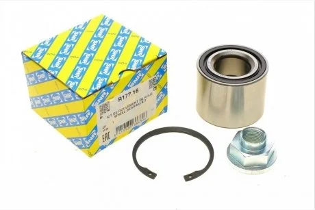 Подшипник ступицы (к-кт), SUZUKI Splash/Swift 1.0-1.5 +VVT/CDTI 05- SNR NTN R177.16