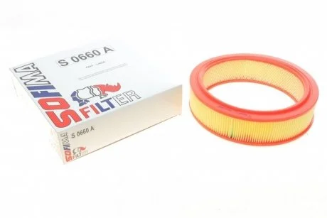 Фильтр воздушный SIAT/FIAT "1,5-1,7 "78-84 SOFIMA S0660A