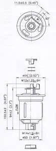 Фильтр топливный SOFIMA S1586B