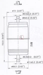 Фильтр топливный SOFIMA S1666B